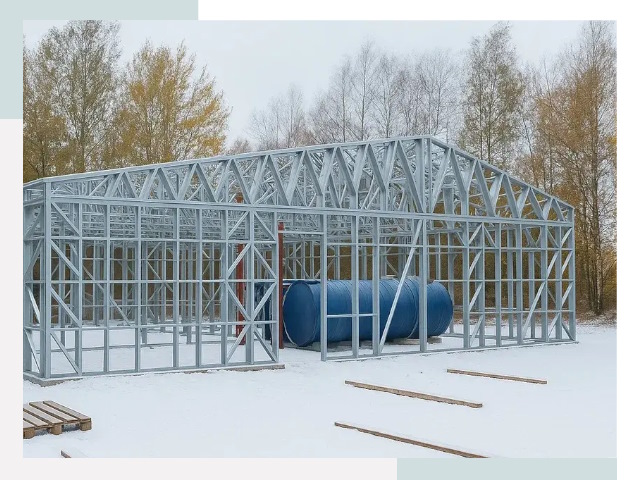 Металлические ангары в Печоре