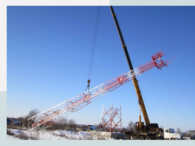 Строительство башен связи в Печоре от 611 руб.