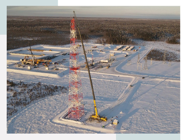 Мачты связи в Печоре