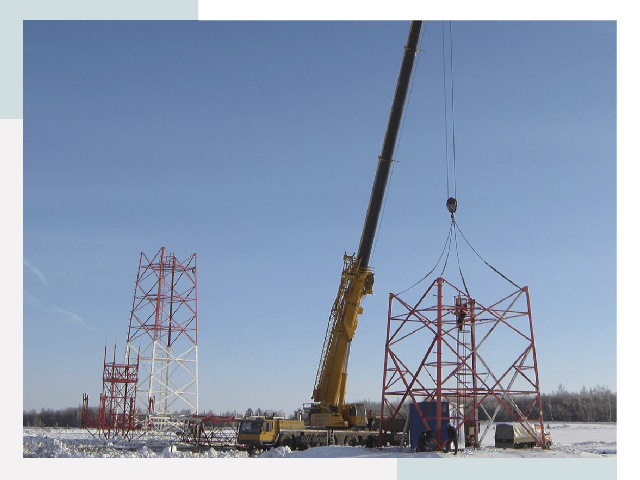 Монтаж вышек связи в Печоре