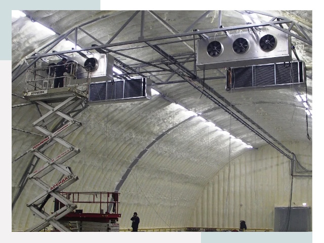 Оснащение ангаров в Печоре