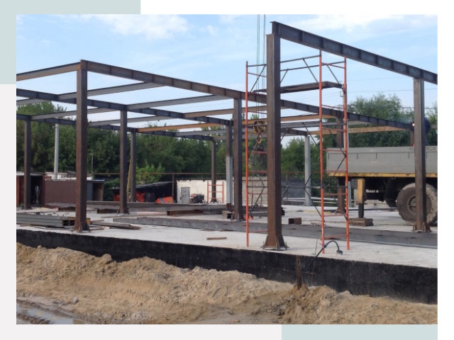 Фундамент для ангаров в Печоре