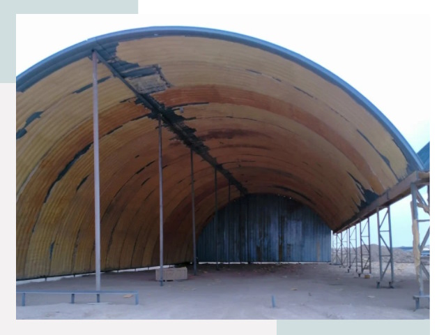 Реконструкция ангаров в Печоре